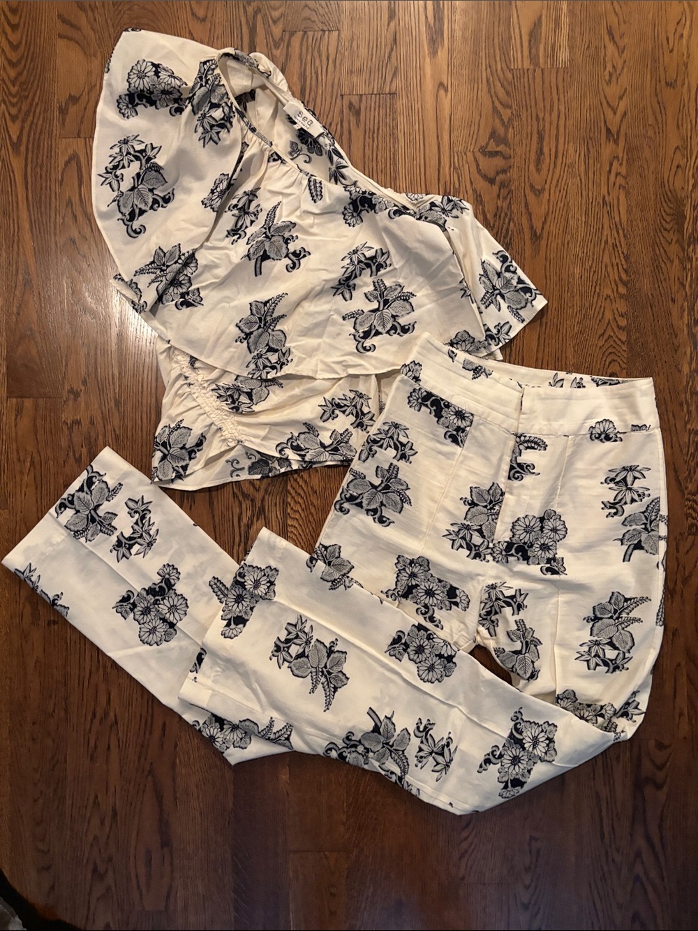 Cream Two piece set.